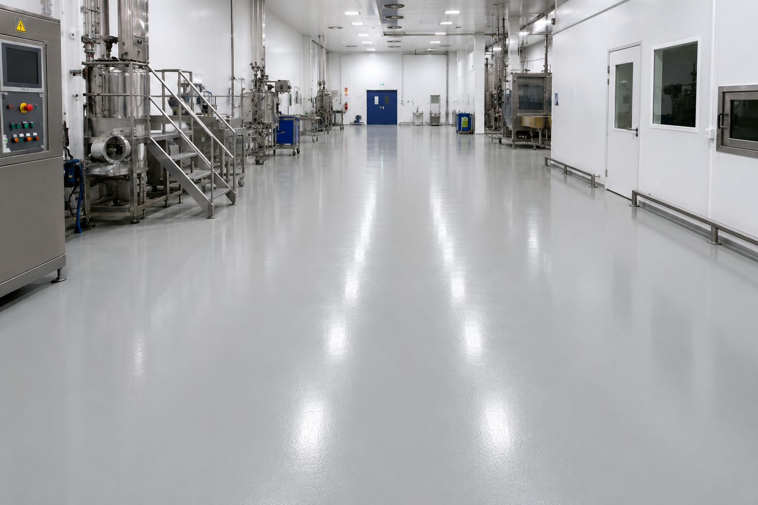 Pavimento industrial para laboratorios farmacéuticos