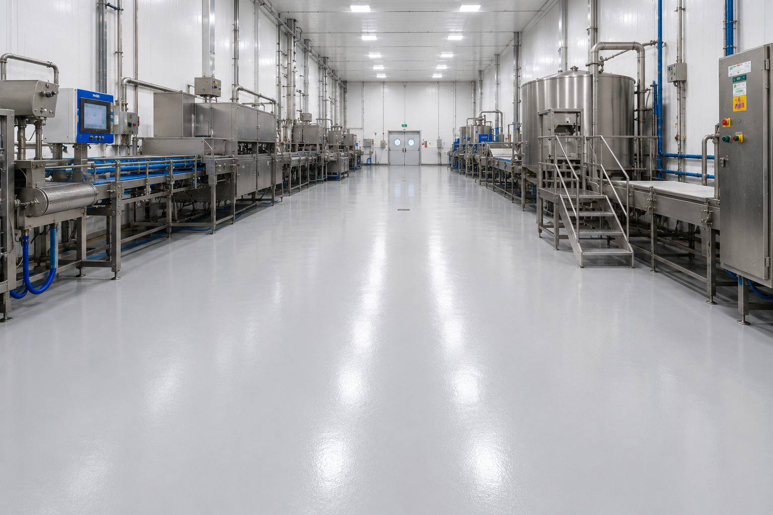 Pavimento industrial higiénico para industria alimentaria